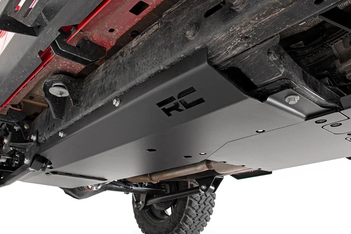 Jeep Wrangler Skid Plate Combo - Rough Country - Engine | T-Case | Gas - '18-'19